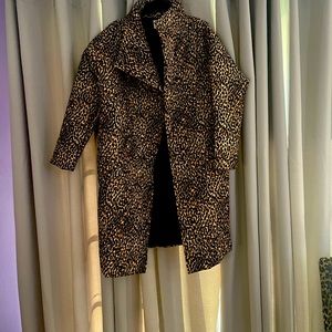 Daily Ritual Quilted Long Coat Size Medium.